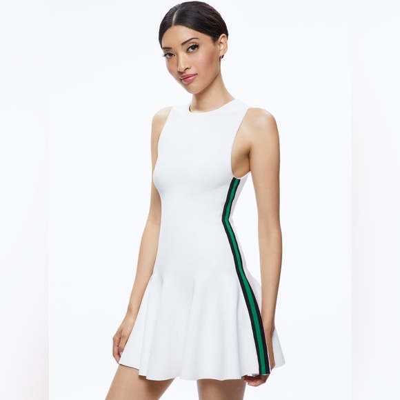 Alice + Olivia Kimi Side Stripe Mini Dress - M
